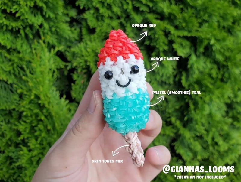 Rainbow LoomÂ® Red Rubber Bands with 24 C-Clips (600 Count) - Image 3